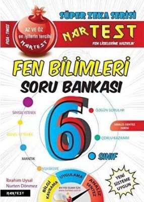 Nartest Yayınevi 6. Sınıf Süper Zeka Fen Bilimleri Soru Bankası - 1