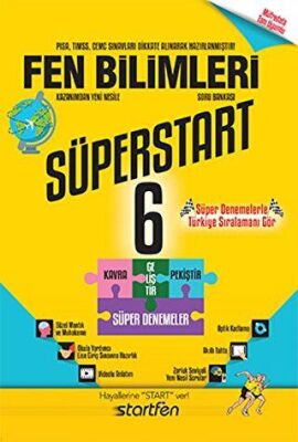 Startfen Yayınları 6. Sınıf Fen Bilimleri Süperstart Soru Bankası - 1