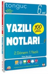 Tonguç Akademi 6. Sınıf Yazılı Notları 2. Dönem 1. Yazılı - Tonguç Akademi