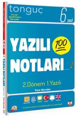Tonguç Akademi 6. Sınıf Yazılı Notları 2. Dönem 1. Yazılı - 1