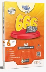 6. Sınıf Tüm Dersler 666 Soruda İlk Dönem Tekrarı - Günay Yayınları