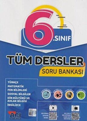 Açı Yayınları 6. Sınıf Tüm Dersler Soru Bankası - 1