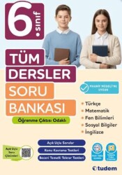 6. Sınıf Tüm Dersler Soru Bankası - Tudem Yayınları - Bayilik