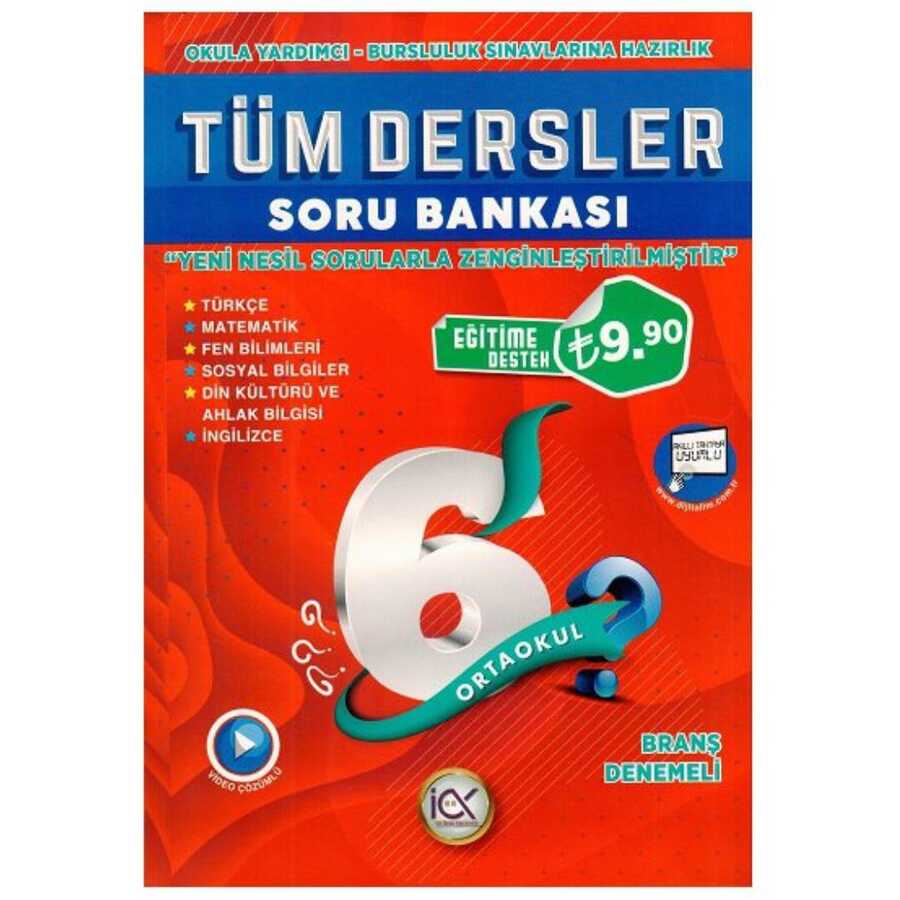 6. Sınıf Tüm Dersler Soru Bankası İlk Önce Yayıncılık - İlk Önce Yayıncılık