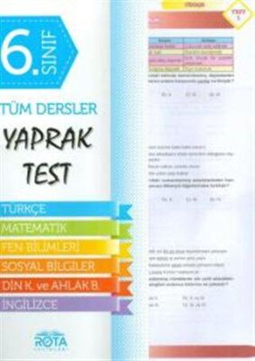 6. Sınıf Tüm Dersler Yaprak Test - 1
