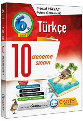 Çanta Yayınları 6. Sınıf Türkçe 10 Deneme - 1