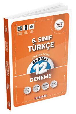 Dinamo Yayınları 6. Sınıf Türkçe 12`li Sarmal Deneme - 1