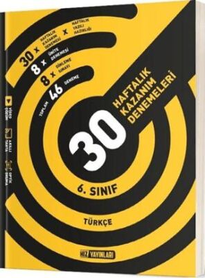 6. Sınıf Türkçe 30 Haftalık Kazanım Denemeleri - 1