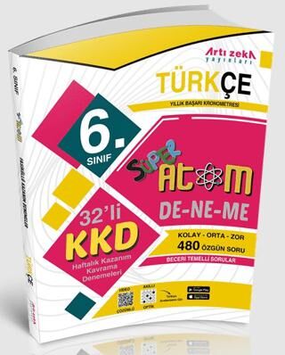 6. Sınıf Türkçe 32`li Haftalık Kazanım Kavrama Denemeleri - 1