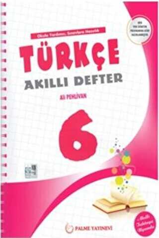 Palme Yayıncılık 6. Sınıf Türkçe Akıllı Defter