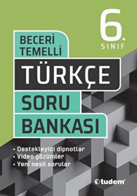 Tudem Yayınları - Bayilik 6. Sınıf Türkçe Beceri Temelli Soru Bankası - 1