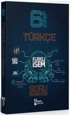 İSEM Yayıncılık 6. Sınıf Türkçe Farklı İsem Soru Bankası