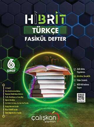 Çalışkan Yayınları 6. Sınıf Türkçe Fasikül Defter