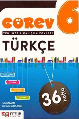 6. Sınıf Türkçe Görev Yeni Nesil Çalışma Föyleri kapağı