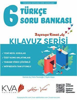 6. Sınıf Türkçe Kılavuz Serisi Soru Bankası - 1