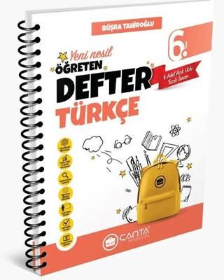 Çanta Yayınları 6. Sınıf Türkçe Okula Yardımcı Öğreten Defter 2024 - 1