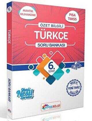 Köşebilgi Yayınları 6. Sınıf Türkçe Özet Bilgili Soru Bankası