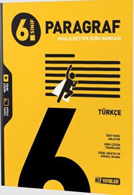 Hız Yayınları 6. Sınıf Türkçe Paragraf Soru Bankası - 1
