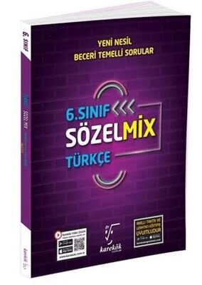 Karekök Yayıncılık 6. Sınıf Türkçe Sözel Mix Soru Bankası