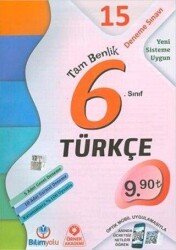 Bilimyolu Yayıncılık 6. Sınıf Türkçe Tam Benlik 15 Deneme Sınavı - Bilimyolu Yayıncılık