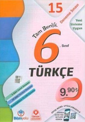Bilimyolu Yayıncılık 6. Sınıf Türkçe Tam Benlik 15 Deneme Sınavı - 1