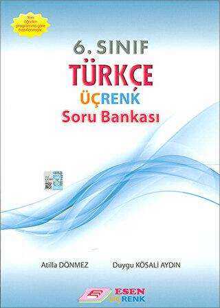 Esen Üçrenk Yayınları Esen 6. Sınıf Türkçe Üçrenk Soru Bankası