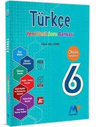 Martı Okul Yayınları 6. Sınıf Türkçe Yeni Nesil Soru Bankası