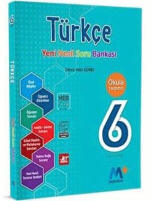 Martı Okul Yayınları 6. Sınıf Türkçe Yeni Nesil Soru Bankası - 1