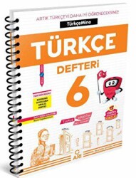 Arı Yayıncılık 6. Sınıf Türkçemino Türkçe Defteri - Arı Yayıncılık
