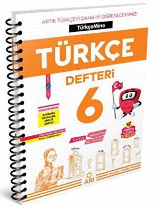 Arı Yayıncılık 6. Sınıf Türkçemino Türkçe Defteri - 1