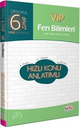 Editör Yayınevi 6. Sınıf VIP Fen Bilimleri Hızlı Konu Anlatımlı - Editör Yayınevi