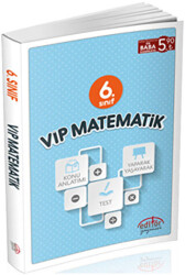 Editör Yayınevi 6. Sınıf VIP Matematik Konu Anlatımlı - Editör Yayınevi