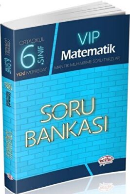 Editör Yayınevi 6. Sınıf VIP Matematik Soru Bankası - 1