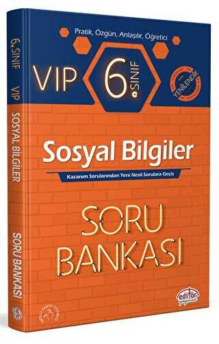 Editör Yayınevi 6. Sınıf VIP Sosyal Bilgiler Soru Bankası