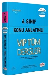 6. Sınıf VIP Tüm Dersler Konu Anlatımlı Mavi Kitap - Editör Yayınevi