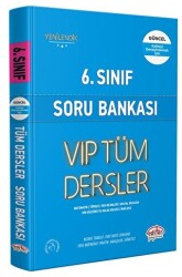 6. Sınıf VIP Tüm Dersler Soru Bankası Mavi Kitap - Editör Yayınevi