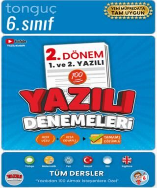 6. Sınıf Yazılı Denemeleri 2. Dönem 1 ve 2. Yazılı - 1