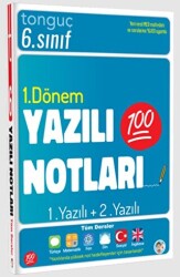 Tonguç Akademi 6. Sınıf Yazılı Notları 1. Dönem 1 ve 2. Yazılı - Tonguç Akademi
