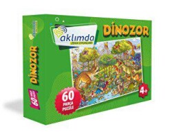 60 Parça Puzzle - Dinozor - Aklımda Zeka Oyunları