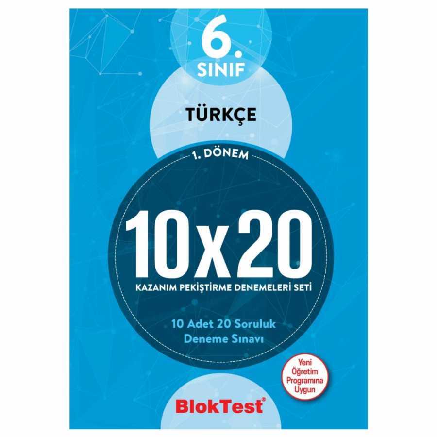 Tudem Yayınları - Bayilik 6. Sınıf 1. Dönem Türkçe 10x20 Kazanım Pekiştirme Denemeleri Seti