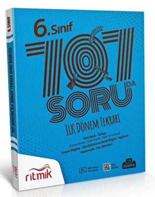 Ritmik Yayınları 6. Sınıf 707 Soruda İlk Dönem Tekrarı - 1