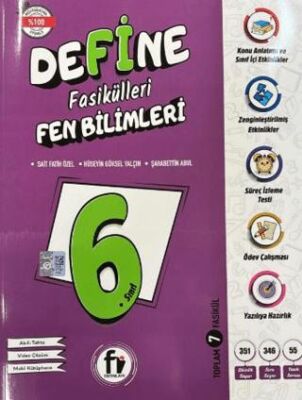 6.Sınıf Define Fen Bilimleri Konu Anlatımlı Fasikül - 2026 - 1