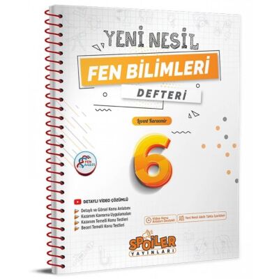 6. Sınıf Spoiler Yeni Nesil Fen Bilimleri Defteri - 1