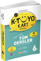 Katyon Yayınları 6. Sınıf K-Tüyo Kart Destekli Hedef Bir Fazla Tüm Dersler Soru Bankası - Katyon Yayınları