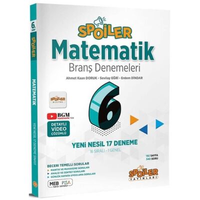 6. Sınıf Matematik Branş Denemeleri - 1