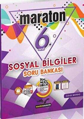 Maraton Yayıncılık 6. Sınıf Sosyal Bilgiler Soru Bankası - 1