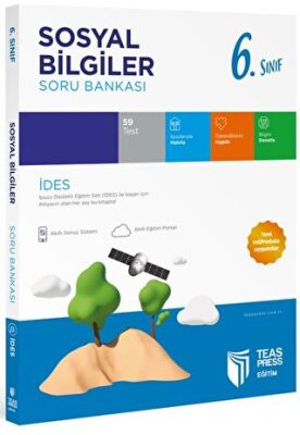 Teas Press 6. Sınıf İDES Sosyal Bilgiler Soru Bankası - 1