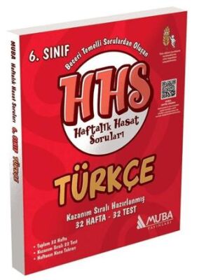Muba Yayınları 6.Sınıf Türkçe Haftalık Hasat Soruları HHS - 1