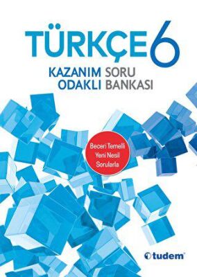 Tudem Yayınları - Bayilik 6. Sınıf Türkçe Kazanım Odaklı Soru Bankası - 1