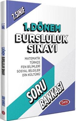 Data Yayınları 7. Sınıf 1. Dönem Bursluluk Sınavı Soru Bankası - 1